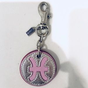 Coach Pisces Keychain
